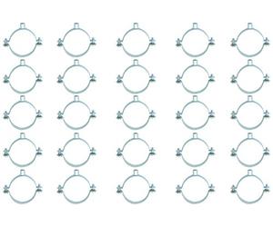 FISCHER 049947 - Abrazadera FRSN 70-77 M8/M10 / 25C (Envase de 25 ud.)