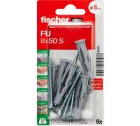 Fischer 084327 FU 8 x 50 S K NV Cheville universelle 50 mm 1 set