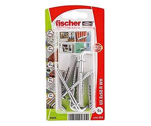 Fischer 094625 - Blister cheville nylon UX 8 x 50 WHK NV