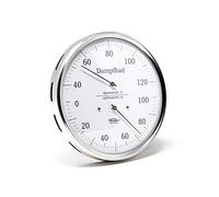 Fischer 182.01 - Thermohygromètre pour hammam - 130 mm - Thermomètre bimétallique en acier inoxydable fabriqué en Allemagne