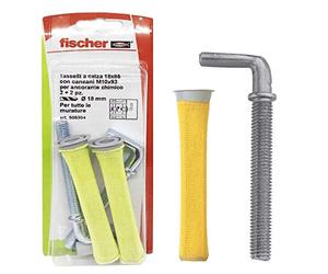 FISCHER-2 Chevilles Socquettes 16 X 85 + 10 X 93 Gonds