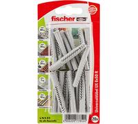 Fischer 20x chevilles universelles UX 6 x 50 mm R avec bord - 77852