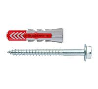 Fischer 25 pcs. Chevilles avec vis DUOPOWER 10 x 50 S