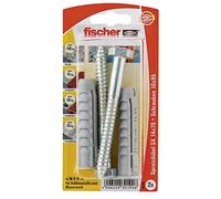 Fischer 30190 Lot de 2 Chevilles pour corps creux SX 14 x 70 mm SK