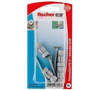 Fischer 33806 Lot de 4 Chevilles à visser pour plaque de plâtre PD 12 SK