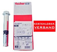 Fischer 4 Pièce Cheville Forte Fh II 28/30 S Tête Héxagonale, 44901