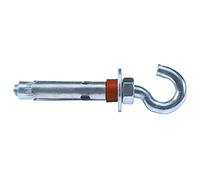 Fischer 45773 Ancrage métallique H (sachet de 100 unités), FSL Crochet ouvert M6 x 45 D8