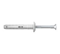 Fischer 48795 Jeu de 100 Chevilles de clou N-P 6 x 40/7 mm