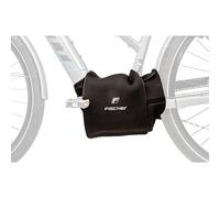 Fischer 50383 Housse de Protection pour vélo électrique Moteur Central | Protection Contre l'humidité, la poussière et la saleté, etc. | Fixation Universelle Noir Normal