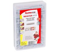 fischer - Profi-Box de 80 chevilles à expansion et multi-matériaux SX avec 80 vis / 50 SX 6x30, 30 SX 8x40, 50 vis 4,5x40, 30 vis 5x60