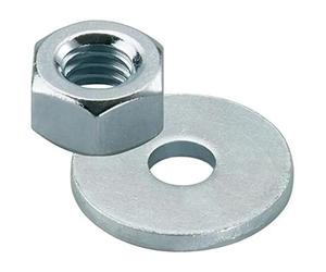 Fischer 519737 Lot de 10 écrous pour FIS A M20 gvz B Gris