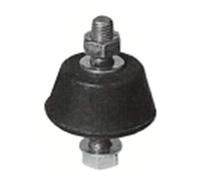 Fischer 524493 Lot de 4 pieds anti-vibrations pour climatiseur extérieur