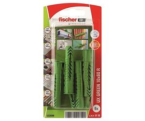 Fischer 532706 - Blister cheville nylon UX 8 x 50 R Green K NV