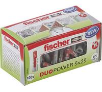 Fischer, Chevilles, DUOPOWER LD Tampon(s) plastique Rond (100 pcs)