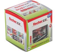 fischer 535460 fischer DuoPower 8x40 S 2K 535460 Dübel mit Schrauben Ø 8 mm x 40 mm, 50 St.