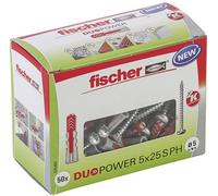 Fischer 535462 DUOPOWER 5x25 S PH LD Cheville 2 éléments 25 mm 5 mm 50 pc(s)