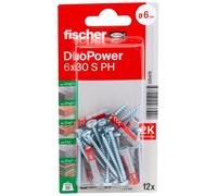 Fischer 535479 DuoPower 6 x 30 S PH K NV Cheville 30 mm 6 mm 1 set