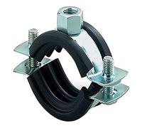 fischer 537991 Pipe Clamp, Black