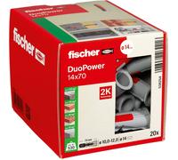 Fischer 538254 DUOPOWER 14x70 LD Cheville 2 éléments 70 mm 14 mm 20 pc(s)
