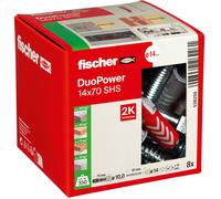 Fischer Cheville DUOPOWER 14 x 70 mm S LD 2 éléments 10 pièces