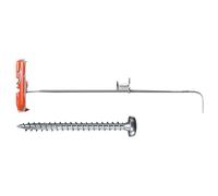 Fischer 539025 Cheville Murale Creuse DuoTec 10 S PH Avec Vis À Tête Ronde