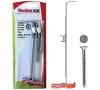 Fischer 540175 Chevilles pour cloison sèche Duotec 10 S K avec vis, gris