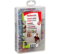 Fischer Boîte de chevilles et vis 541109 rouge et gris