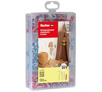 Fischer Chevilles LaDIY-Box – 133 pièces – Plastique & acier