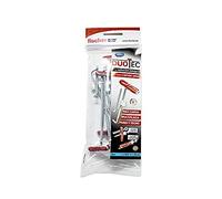 Fischer Cheville Duotec 541889 – Taille 6, 10 mm, avec vis – Gris/Rouge