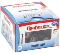 Boite de 40 chevilles bi matière DUOBLADE FISCHER 545677 44 mm