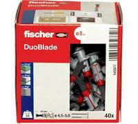 Fischer Cheville pour plaques de plâtre 545677 DUOBLADE LD 44 mm 40 pièces