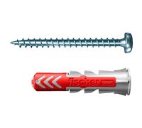 Fischer 545838 ancrage à vis et cheville murale 100 pièce(s) Kit de fiches murales et vis 30 mm