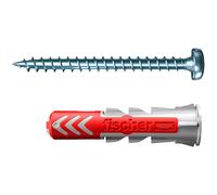 Fischer 545838 ancrage à vis et cheville murale 100 pièce(s) Kit de fiches murales et vis 30 mm