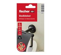 Fischer 545949 BAD Adhésif pour fixation d'accessoires de salle de bain imperméable pour salle de bain et cuisine Fixation sans perçage Fixation fiable Rouge/blanc 4 g