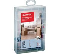 fischer fischer Nouvelle maison easyDIY Box + vis (76 pièces) Quantité:1