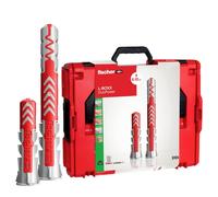 Fischer 558627 DUOPOWER Boîte d'assortiment de chevilles 910 parties