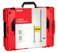Fischer 558739 L-BOXX 102 Power-Fast II Vis agglo profil Torx acier étamé par