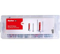 fischer 560097 fischer Mini FixTainer - DuoPower 560097 Assortiment de chevilles et de vis, 95 pièces