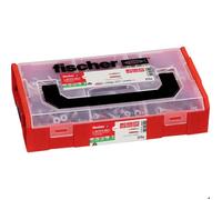 Fischer 561472 FIXtainer DuoPower / DuoSeal + S Boîte d'assortiment de chevilles 210 parties