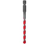 fischer 561640 D-U Foret hexagonal universel 3 mm 3/45/90 pour brique/bois/carrelage/plastique/acier/béton Rouge/argenté