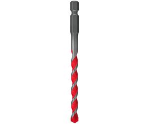 fischer 561640 D-U Foret hexagonal universel 3 mm 3/45/90 pour brique/bois/carrelage/plastique/acier/béton Rouge/argenté