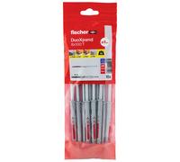 fischer - Cheville rallongée DuoXpand 8x100 avec vis à tête fraisée en Acier électrozingué/Sachet de 10