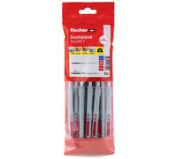 Fischer Chevilles universelles DuoXpand – vis à tête fraisée galvanisée – Lot de 10