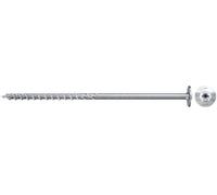 Fischer 566333 PowerFast II Boulon pour godets délévateur 8 mm 100 mm à denture intérieur multiple acier étamé par galvanisation 50 pc(s)