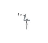 Fischer 567600 WB 5 Fixation sanitaire au Sol avec Trous latéraux, Chrome