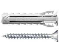 Cheville nylon pour matériaux pleins Fischer SX PLUS 8x40 mm S BTE, 50 pièces