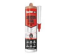 fischer 570950 - Solution totale en terre cuite, mastic adhésif MS, colle, scelle et répare, en intérieur et en extérieur, résistant à l'eau | Polymère MS | 290 ml