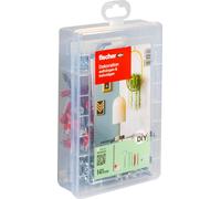 fischer 571944 fischer easyDIY Box Décoration 571944 Assortiment de chevilles et de vis, 131 pcs.