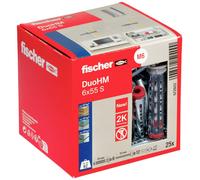 Fischer DuoHM 6x55 S PH PZ Cheville pour corps creux 55 mm 572922 25 pc(s)