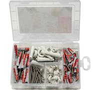 Fischer 577062 easyDIY EasyHook Boîte d'assortiment de chevilles 113 pc(s)